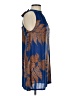 Unbranded 100% Polyester Tropical Blue Cocktail Dress Size 1 - photo 4