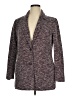 Talbots Tweed Burgundy Blazer Size 14 - photo 1