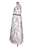 MARCHESA notte 100% Polyester Floral Multi Color White Cocktail Dress Size 14 - photo 5