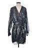 Sfizio Silver Cocktail Dress Size 4 - photo 1
