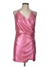 Superdown Metallic Pink Cocktail Dress Size L - photo 1