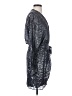 Sfizio Silver Cocktail Dress Size 4 - photo 4