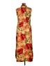 Scarlett 100% Polyester Tropical Orange Casual Dress Size 14 - photo 2