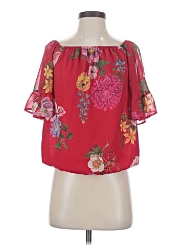 Sweet Pea for New York & Company 3/4 Sleeve Blouse (view 1)
