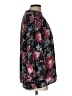 Ann Taylor LOFT 100% Polyester Floral Black 3/4 Sleeve Blouse Size L - photo 4