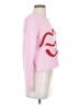 Ellsworth & Ivey Hearts Pink Pullover Sweater Size S - photo 4