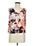 H By Halston Orange Sleeveless Blouse Size M - photo 1