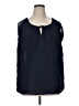 Carolyn Taylor Blue Sleeveless Blouse Size 1X - photo 1
