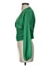 Timing 100% Polyester Green 3/4 Sleeve Blouse Size S - photo 5