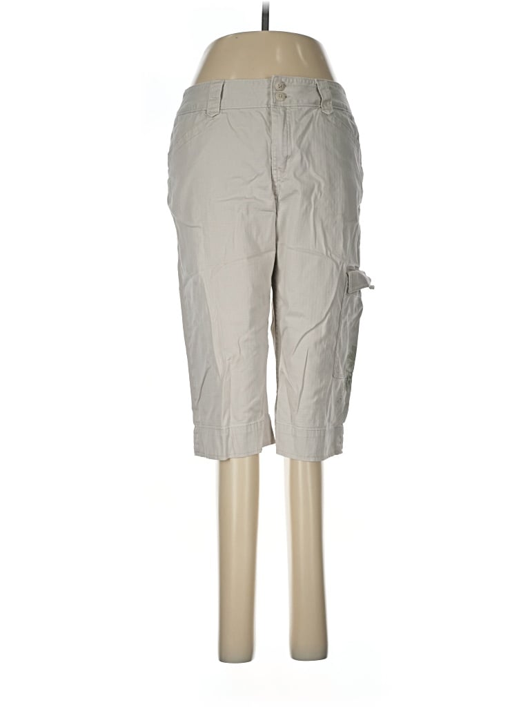 Pre-owned Coldwater Creek Cargo Pants In Gray
