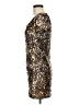 Forever 21 100% Polyester Metallic Gold Cocktail Dress Size M - photo 5