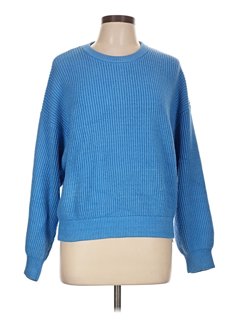 Pre-owned Zara Pullover Sweater In Blue