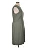 Kasper Solid Gray Casual Dress Size 16 - photo 4