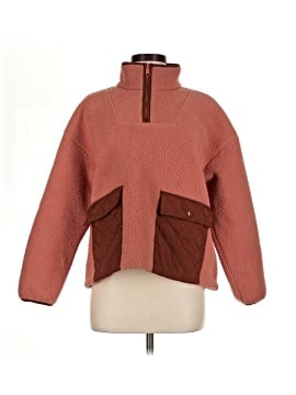 Madewell (Re)sourced Fleece Quilted-Pocket Popover Jacket (view 1)