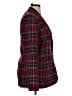Chadwicks Plaid Burgundy Wool Blazer Size 14 (tall) - photo 4