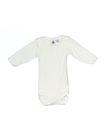 Petit Bateau Long Sleeve Onesie (view 1)