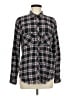 Rails Plaid Black Long Sleeve Button-Down Shirt Size M - photo 1