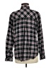Rails Plaid Black Long Sleeve Button-Down Shirt Size M - photo 2