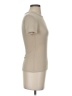 Zara 100% Polyester Tan Short Sleeve Turtleneck Size S - photo 4