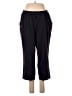 Lands' End 100% Baumwolle Solid Black Blue Casual Pants Size M - photo 1