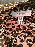 Reiss Animal Print Brown Long Sleeve Blouse Size 6 - photo 7