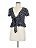 John Galt Blue Short Sleeve Blouse One size - photo 1