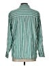 Universal Thread Stripes Green Long Sleeve Button-Down Shirt Size L - photo 2