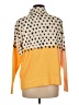 Unbranded 100% Polyester Polka Dots Yellow Turtleneck Sweater Size M - photo 2