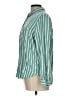 Universal Thread Stripes Green Long Sleeve Button-Down Shirt Size L - photo 5