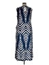 Wiholl Chevron-herringbone Blue Casual Dress Size XL - photo 2