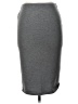 Forever 21 Solid Gray Casual Skirt Size L - photo 2