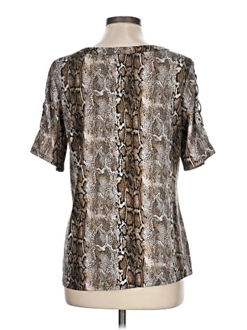 Always Indigo Short Sleeve Blouse (view 2)