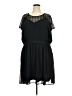 Torrid 100% Polyester Black Casual Dress Size 4X Plus (4) - photo 1