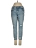 Express Hearts Blue Jeans Size 2 (petite) - photo 1