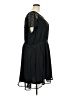 Torrid 100% Polyester Black Casual Dress Size 4X Plus (4) - photo 4