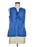 Talbots Blue Sleeveless Blouse Size M (petite) - photo 1