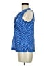 Talbots Blue Sleeveless Blouse Size M (petite) - photo 5