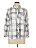 Rails 100% Rayon Plaid Ivory Long Sleeve Button-Down Shirt Size L - photo 1