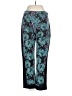Topshop Print Teal Active Pants Size 4 - photo 2
