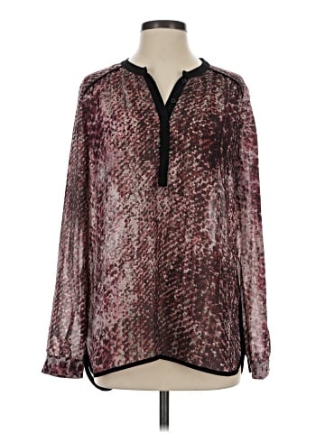 DKNY Jeans Long Sleeve Blouse (view 1)