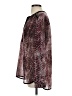 DKNY Jeans 100% Polyester Burgundy Long Sleeve Blouse Size S - photo 5