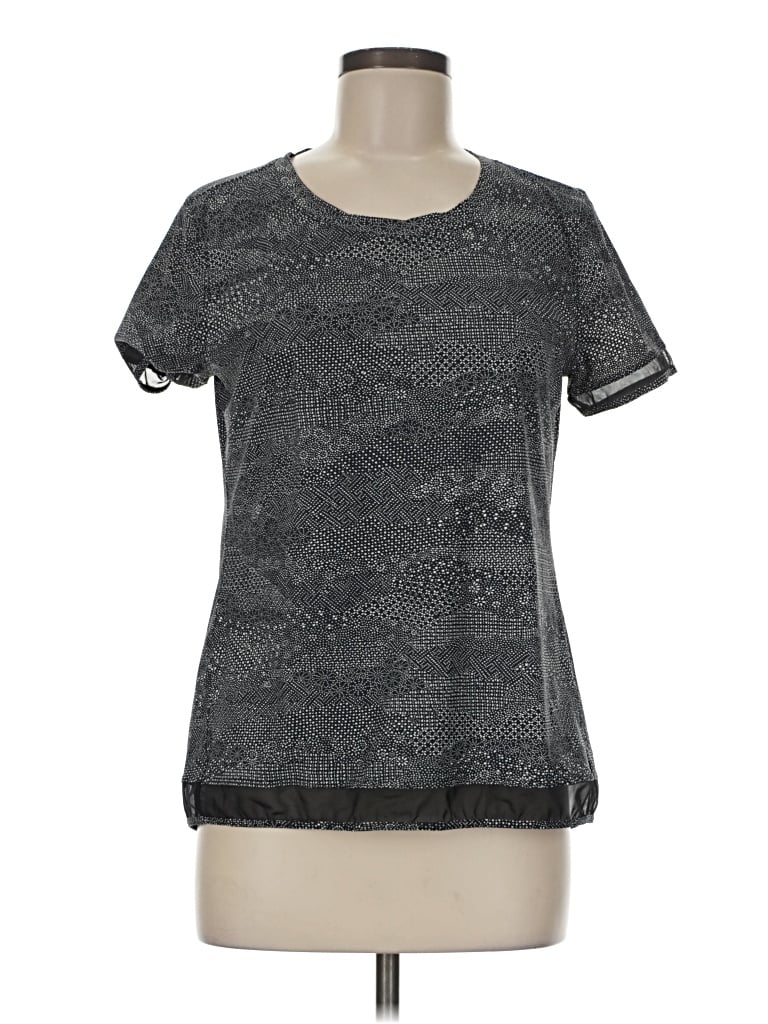 Pre-owned Lululemon Athletica Active T-shirt In Gray