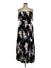 Torrid 100% Rayon Floral Black Cocktail Dress Size 1X Plus (1) - photo 1