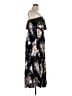 Torrid 100% Rayon Floral Black Cocktail Dress Size 1X Plus (1) - photo 4
