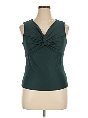 Green Envelope Tank Top (view 1)