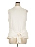 Ann Taylor Ivory Sleeveless Blouse Size XL - photo 1