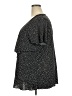 Cj Banks Black Short Sleeve Blouse Size 2X - photo 5
