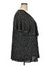 Cj Banks Black Short Sleeve Blouse Size 2X - photo 4