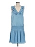 Ramy Brook 100% Polyester Blue Casual Dress Size M - photo 1