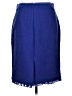 J.Crew 100% Cotton Solid Blue Formal Skirt Size 10 - photo 2